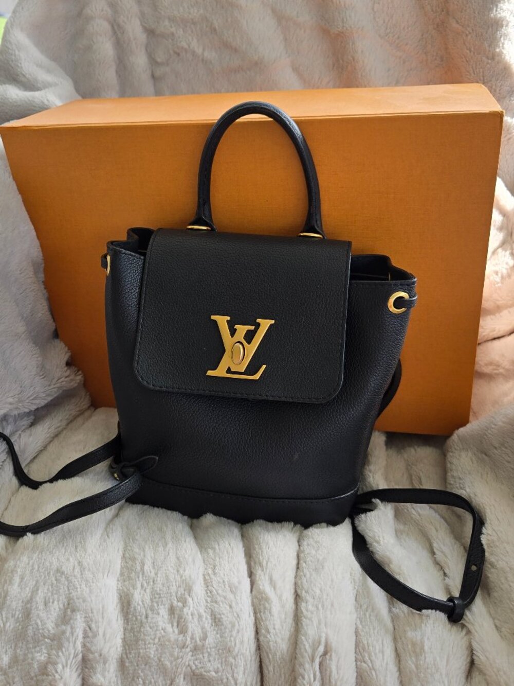 Louis Vuitton Lock Me Mini Backpack